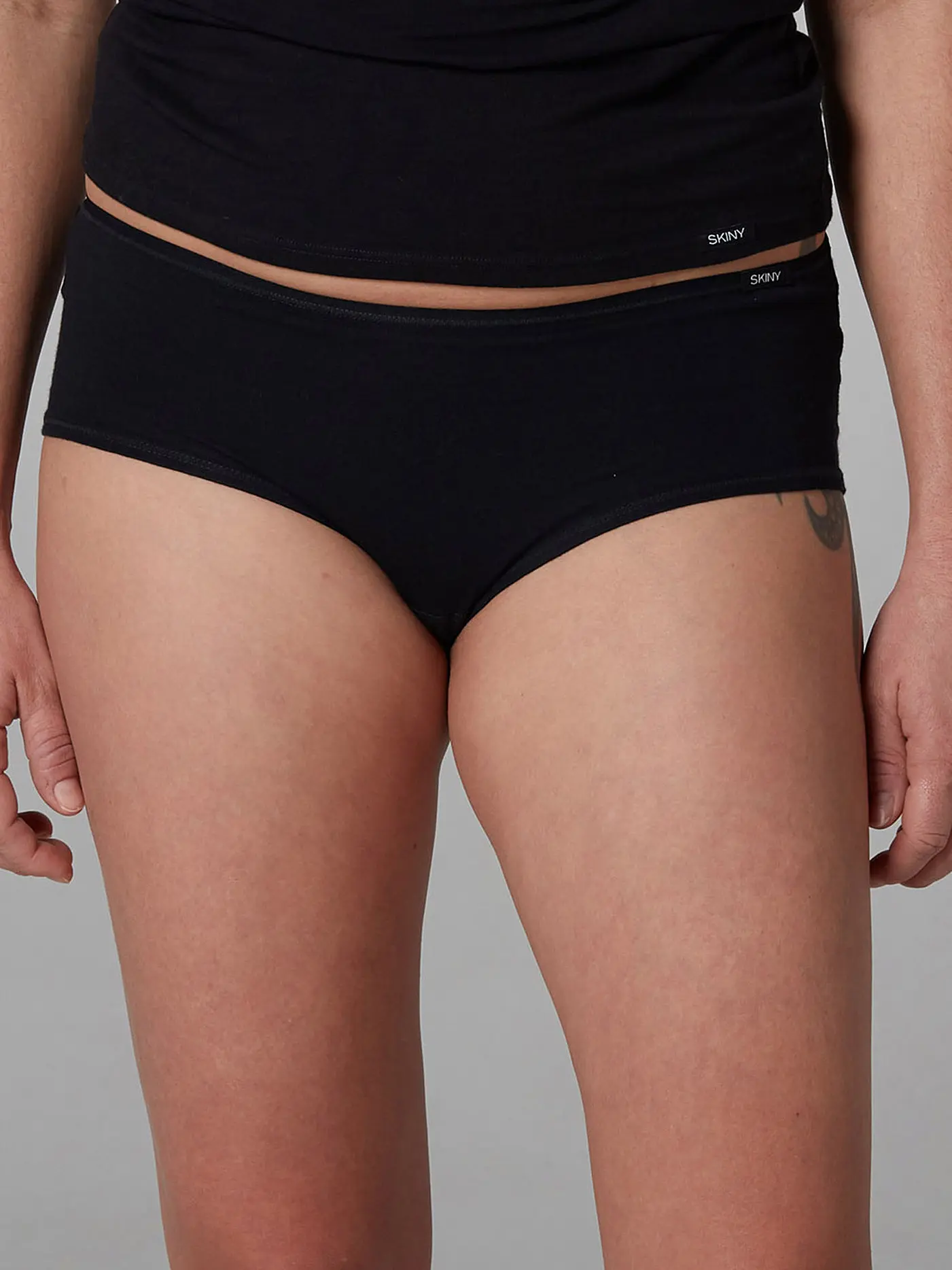 SKINY | Pants 2-er Pkg. ADVANTAGE COTTON schwarz | 